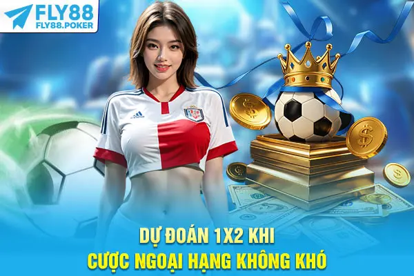 Dự đoán 1x2 khi cược Ngoại hạng không khó